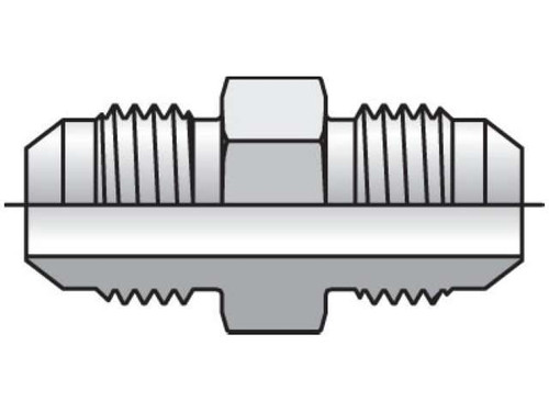 Parker 24 HTX-SS Tube Union 1-1/2 JIC Stainless Steel