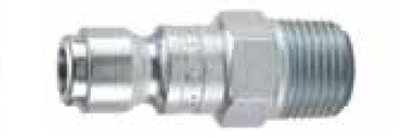 Parker 2F Tru-Flate Pneumatic Manual Connect Non-Valved Nipple 1/2 NPT Steel