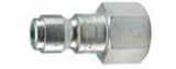 Parker 3F Tru-Flate Pneumatic Manual Connect Non-Valved Nipple 1/2 NPTF Female Steel