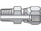 帕克6 F6X-S旋转螺母适配器标准件3/8 JIC X 3/8 NPT男性钢