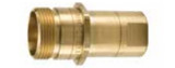 Parker 6105-20 Hydraulic Connect Under Pressure Nipple Without Flange 1-1/4 NPT Female Brass