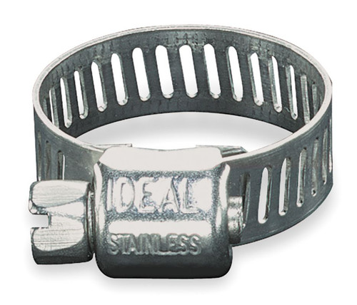 Ideal 62602 Worm Gear Hose Clamp 5/16 to 5/8 Inch SAE 4 Stainless Steel