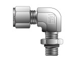 Parker 6M5SEL6-316 Compression Male 90° Elbow A-LOK 3/8 Tube X 9/16-18 SAE Stainless Steel