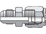 Parker 8 XHBU-S Ferulok to JIC Adapter 1/2 Tube X 1/2 JIC Male Steel