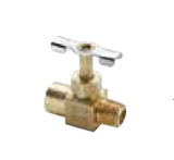 Parker NV108P-4 Inline Needle Valve 1/4 NPT Brass