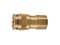 Parker UC-251-4FP Pneumatic Push-to-Connect Valved Coupler 1/4 NPTF Brass
