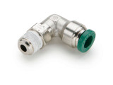 Parker W169PLP-8-8 Prestolok Plus Male Elbow 90° Swivel 1/2 OD Tube X 1/2 NPT Nickel Plated Brass