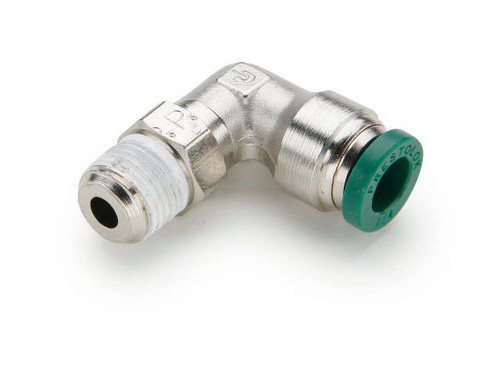 Parker W169PLP-8-8 Prestolok Plus Male Elbow 90° Swivel 1/2 OD Tube X 1/2 NPT Nickel Plated Brass