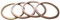 SKF DIN7603-A8X11.5C Flat Washer Copper
