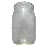 恐吓AA401玻璃罐32盎司。