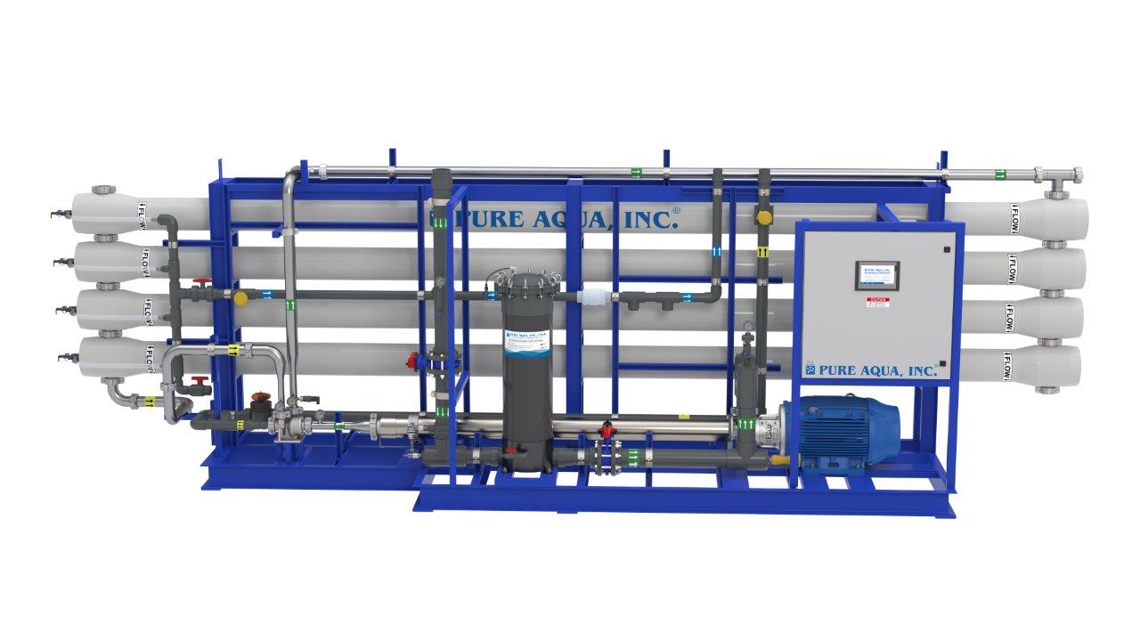Unité de purification d'eau par osmose inverse - RO-1000L - Guangzhou