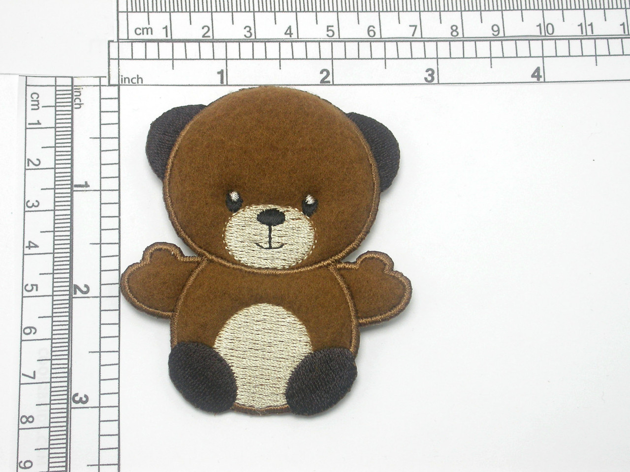 teddy bear iron on patch