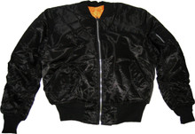 Black Flight Jacket MA-1