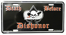 Death before Dishonor License Plate