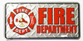 Fire Department License Plate
