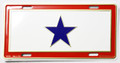 Service Flag License Plate