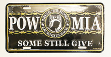 POW MIA License Plate