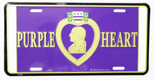 Purple Heart License Plate