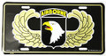 101st Airborne License Plate
