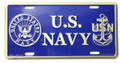 US Navy License Plate