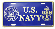 US Navy License Plate