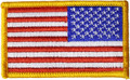 Reversed American Flag Patch