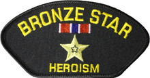 Bronze Star Hat Patch