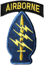 Special Forces Patch with Airborne Tab