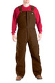 Dark Brown Dickies Sanded Duck Bib Overall