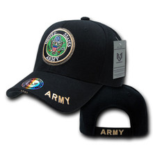 Rapid Dominance Black Army Logo Baseball Cap