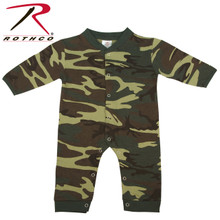 Rothco Infant Camo Long Sleeve and Leg Onesie Woodland