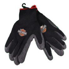 Harley Davidson Rubber Coated Work Gloves Large 