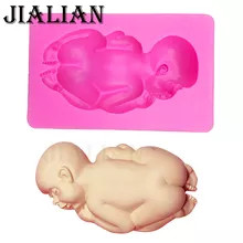 Sleeping baby silicone mould hotsell