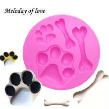 Dog Paw & Bones Silicone Molds