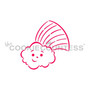 Designed by the talented Drawn with Character Rainbow Cloud stencil.  Design size is 2.99" x 3"  Use as a Paint your Own stencil, or as it's own design! Overall stencil size is approximately 5.5" x 5.5". PINK sections in image are the open sections. Stencils are 5mil Food Grade plastic, washable and reusable.