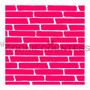 Wood planks stencil.  Overall size is approximately 5.5" x 5.5". PINK sections in image are the open sections. Stencils are 5mil Food Grade plastic, washable and reusable.