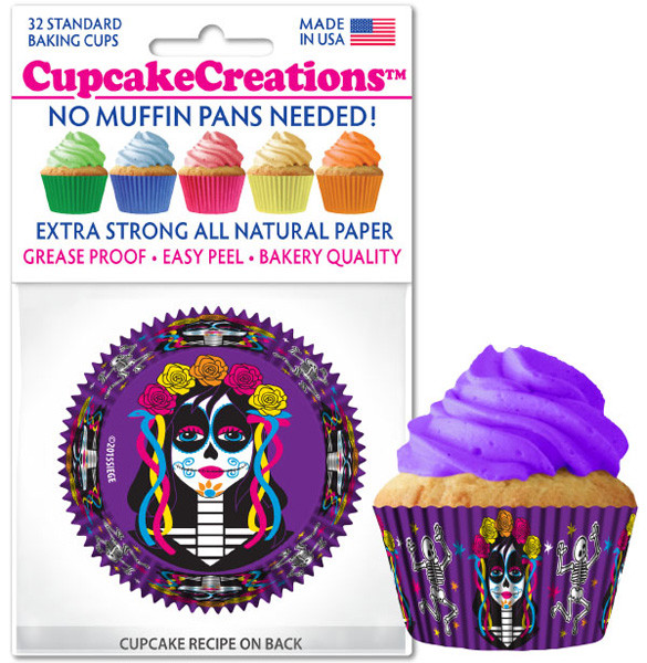 Catrina Dia De Los Muertes Standard 32pc Cake Carousel Inc