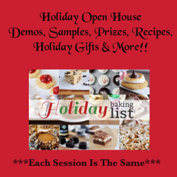 Holiday Open House   (Session 3)    1:00      11/11