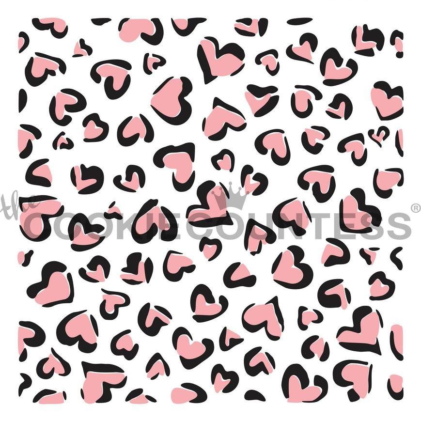 2 Piece Leopard Print Hearts - Cake Carousel Inc. 2-piece-leopard-print-hearts-cake-carousel-inc