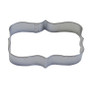 Tinplated steel cookie cutter.  Hand wash & dry thoroughly before storing.