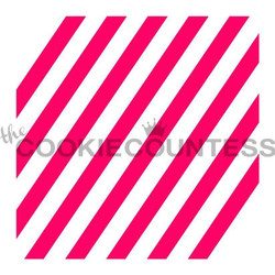 Diagonal Wide Stripes