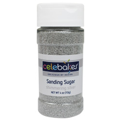 Shimmering Silver Sanding Sugar
