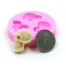 Skull 3-Cavity Silicone Mold