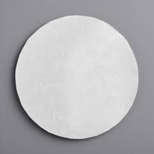 8" White Round Drum