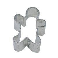 Tinplated steel cookie cutter.  Hand wash & dry thoroughly before storing.
Great for cutting out fondant and magic chocolate pieces. 