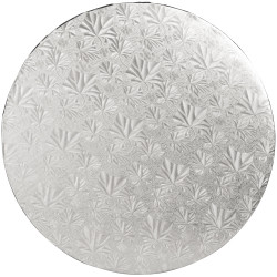 8" Silver Round Drum 