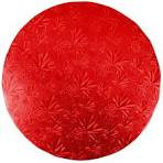 10" Red Round Drum