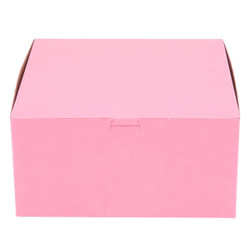 8x8x5 Pink Cake Box