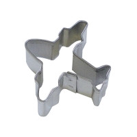 Tinplated steel cookie cutter.  Hand wash & dry thoroughly before storing.
Great for cutting out fondant and magic chocolate pieces. 