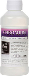 Chromium comes in 8, 16 and 128 ounces.